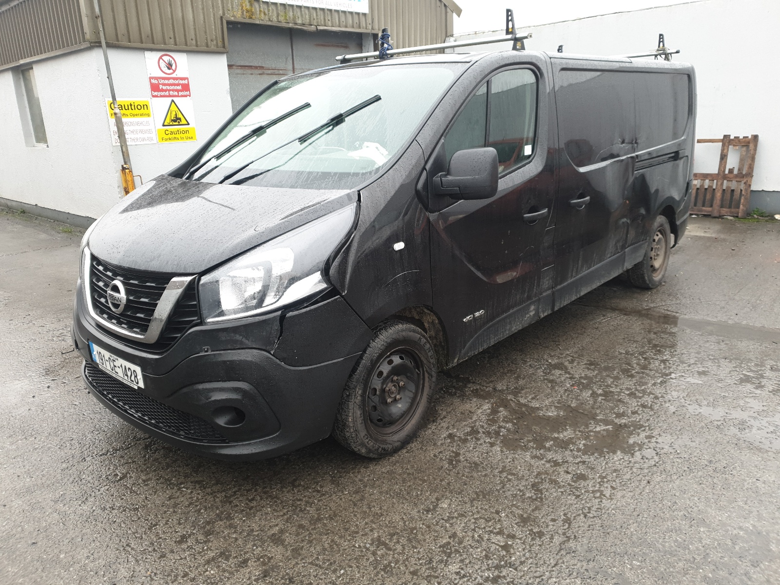 black 2019 nissan nv300 acenta in copart online used and salvage vehicle auction
